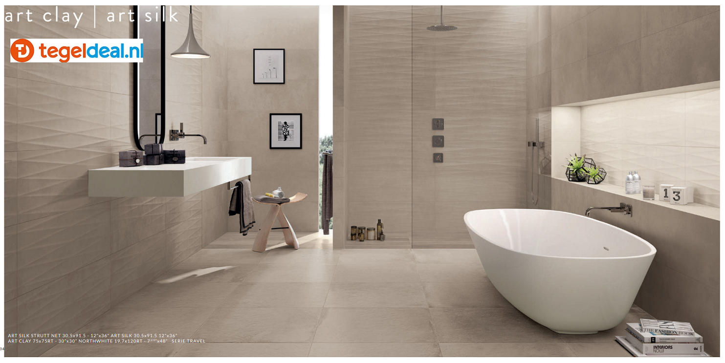 Supergres Art Clay, 30x60 cm, CL3A, betonlook tegels