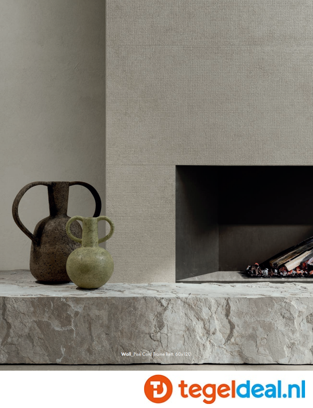 SIL Ceramiche, Pisé CORDE ART, 60x60 cm, natuursteenlook tegels - €36,50/m2 / Palletdeal op aanvraag