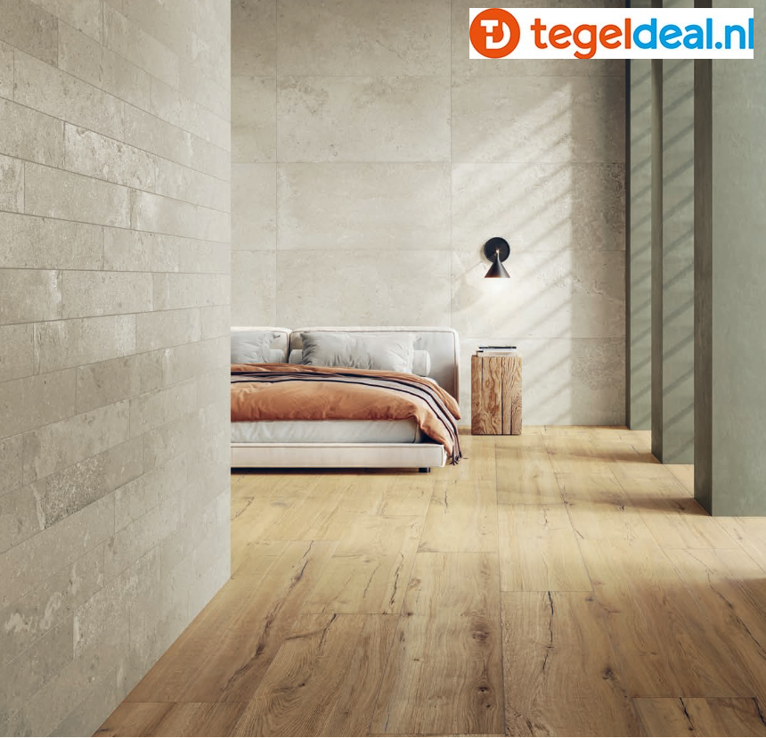 DOM Signature Wood BEIGE, 20x120 cm DSW1220, houtlook tegels 