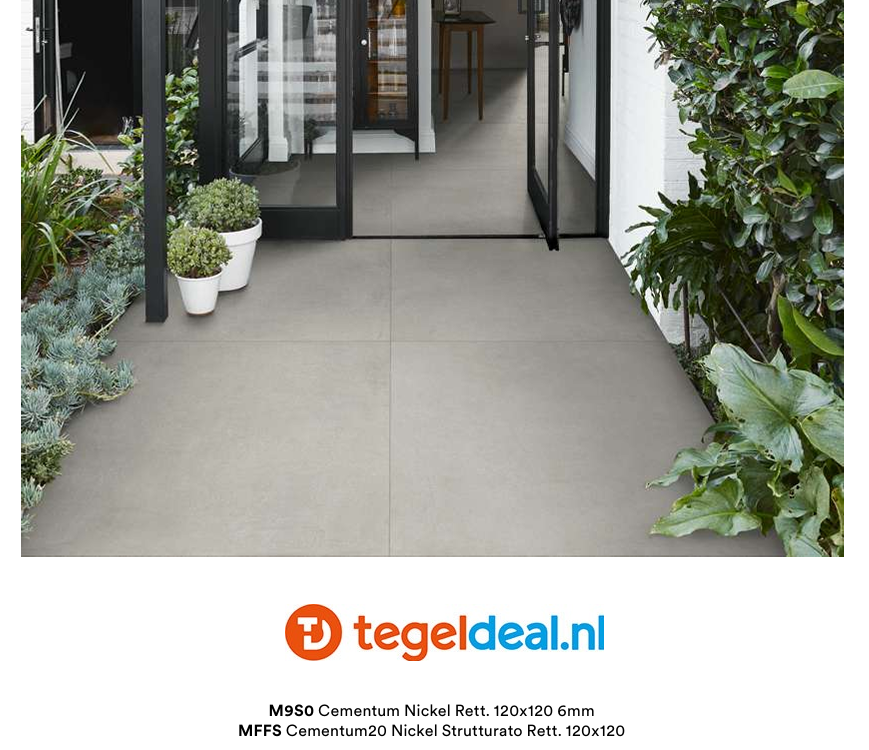 Marazzi Cementum20 Outdoor, cementlook terrastegels Marazzi Cementum20 Outdoor, cementlook terrastegels