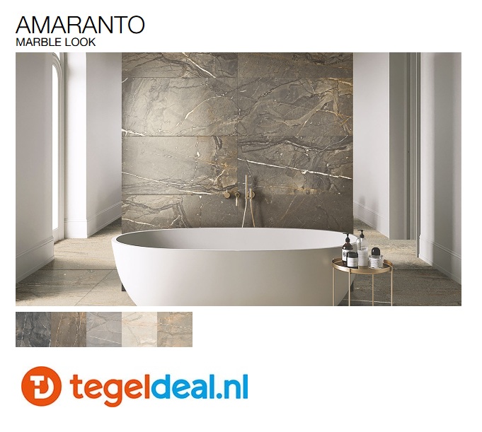 Cercom Amaranto, marmerlook tegels voor vloer en wand