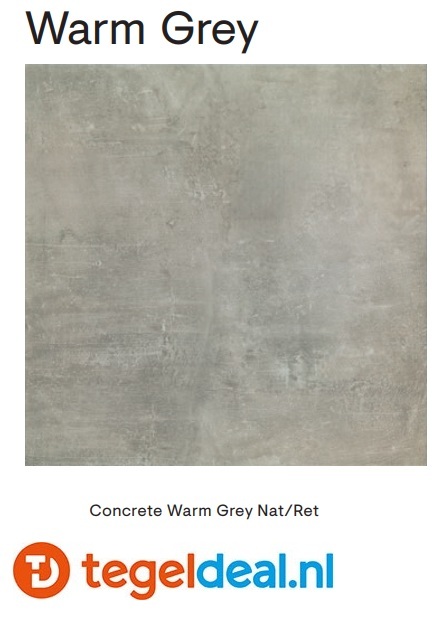 OPRUIMING : 3,16 m2 Piemme, Concrete, Warm Grey, 60x60 cm, vloertegels - 3,16 m2 voor 50,00 euro  