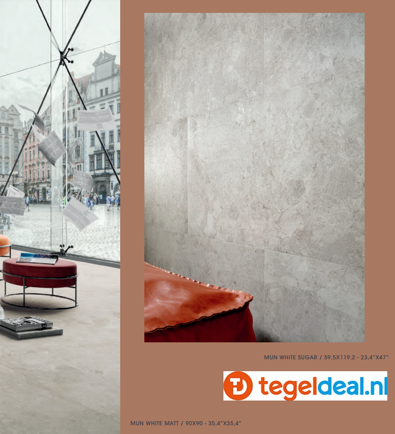 ASCOT DOM, Mun WHITE Rett 90x90x2 cm terrastegels ASCOT DOM, Mun WHITE Rett 90x90x2 cm terrastegels