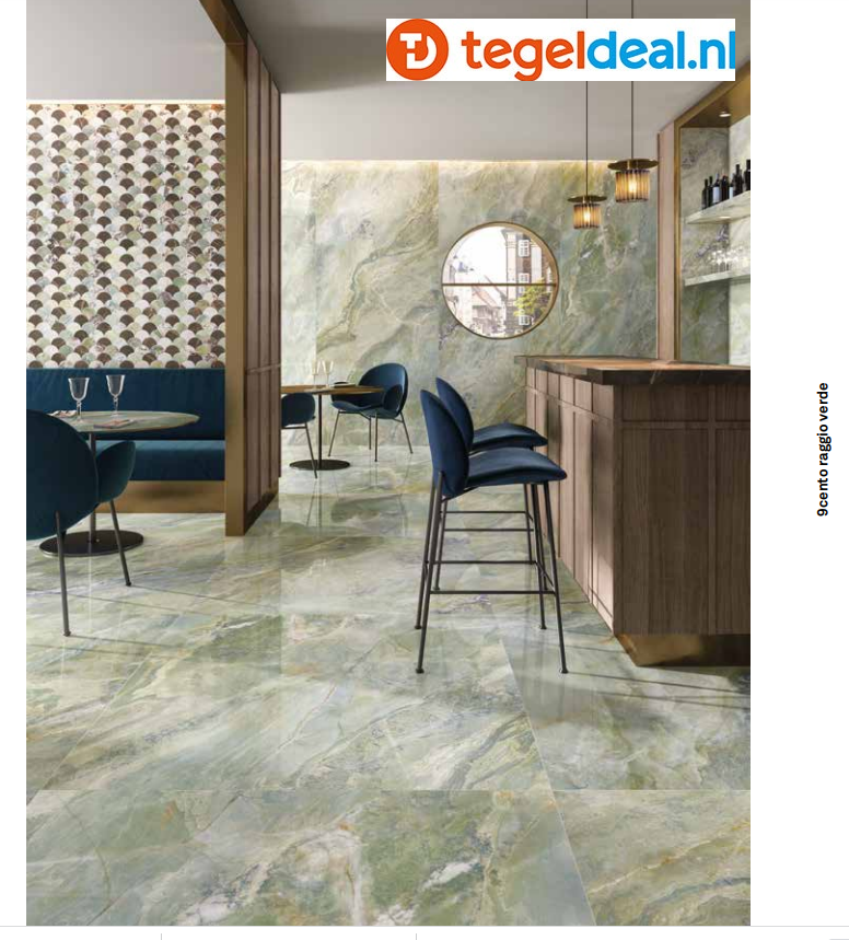 VLT KEOPE 9cento,  RAGGIO VERDE Lappato, 60x60 cm