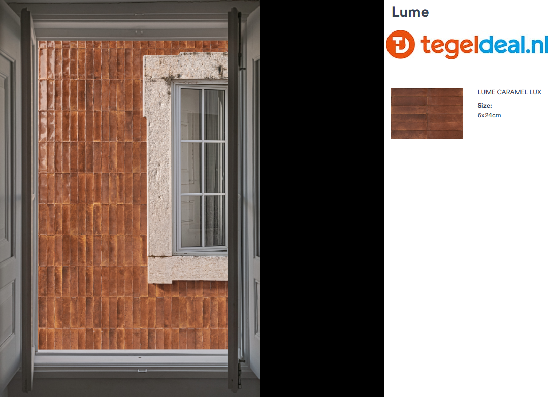 Marazzi Lume CARAMEL,  6x24 cm MP8Z