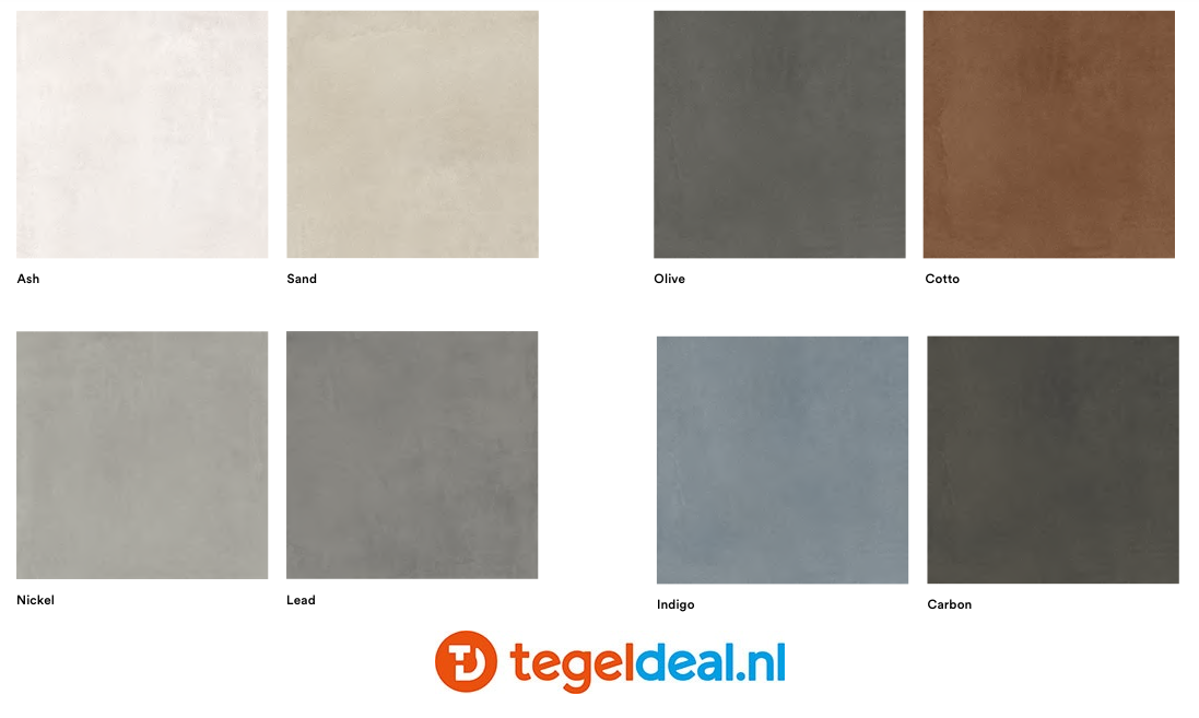 Marazzi Cementum ASH, 60x60 cm Nat., M9SU, cementlook tegels Marazzi Cementum ASH, 60x60 cm Nat., M9SU, cementlook tegels