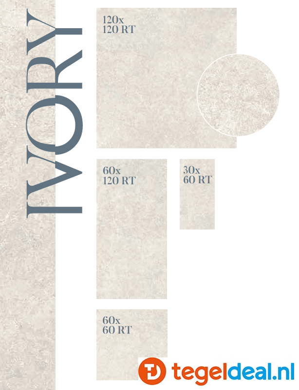 Supergres Kalkarea IVORY, 60x60 cm R10